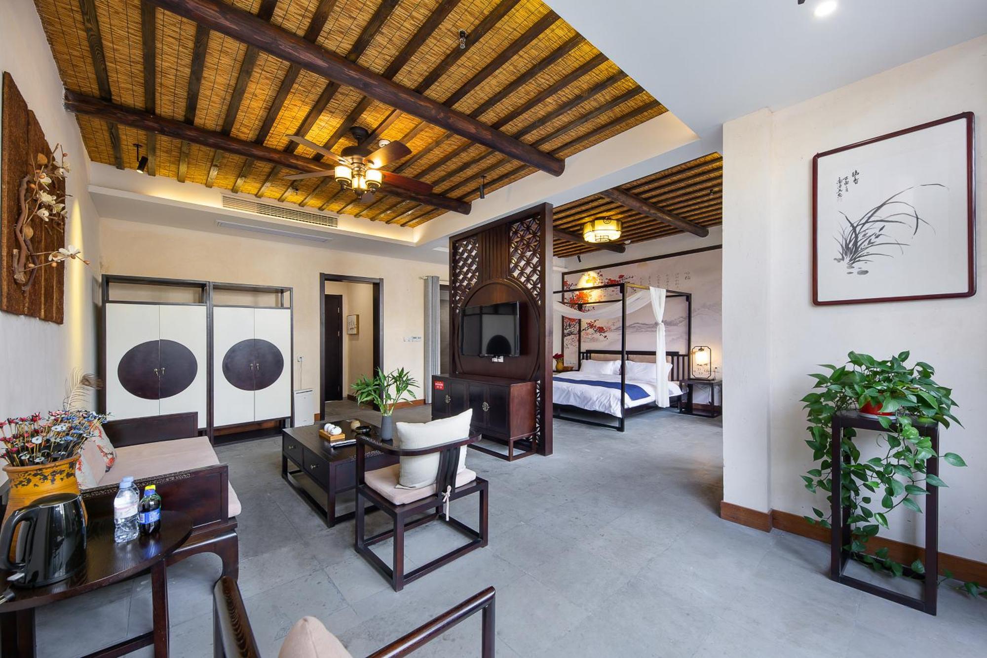 Tongxiang Tingjian Musu Private Soup Design Homestay - South Gate Of Wuzhen Xizha Scenic Area מראה חיצוני תמונה