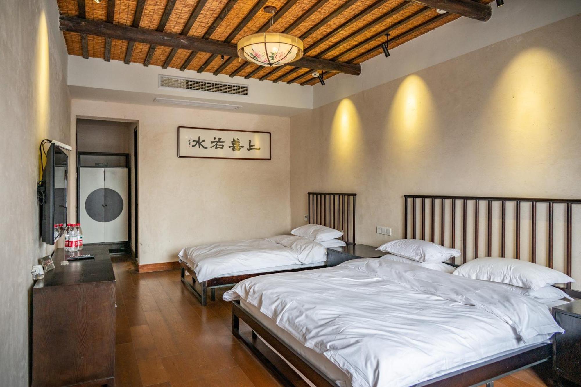 Tongxiang Tingjian Musu Private Soup Design Homestay - South Gate Of Wuzhen Xizha Scenic Area מראה חיצוני תמונה