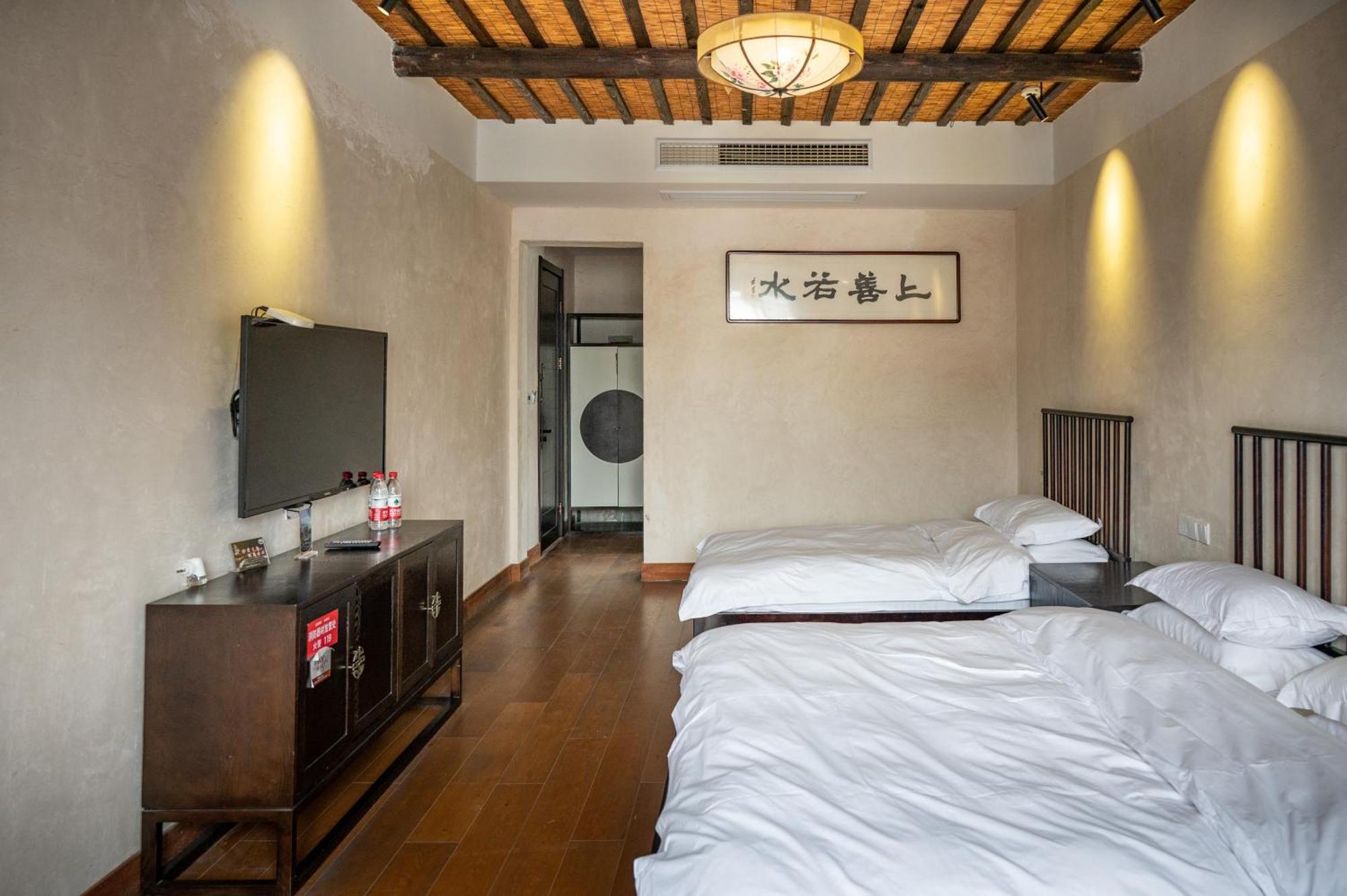 Tongxiang Tingjian Musu Private Soup Design Homestay - South Gate Of Wuzhen Xizha Scenic Area מראה חיצוני תמונה